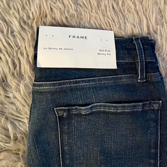 NWT Frame Dark Denim Le Skinny de Jeanne (30) - Picture 6 of 8